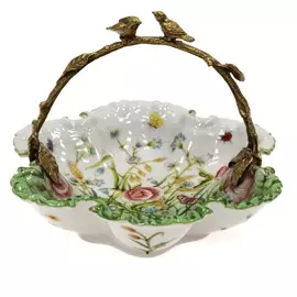 Корзиночка с птичками 20x17x18см