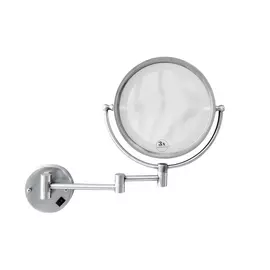 Косметическое зеркало с подсветкой Boheme Brilliante серебряное 45х25,3х32 см