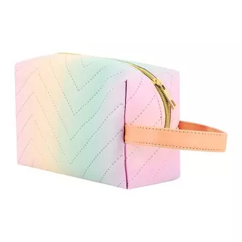 Косметичка прямоугольная Lady Pink градиент 22х11,5х15 см