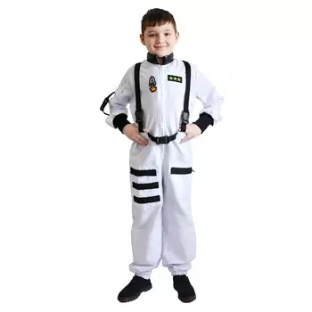 Костюм космонавта Larisol Kids детский белый р.128