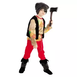 Костюм разбойник Пуговка мультиколор 116 см