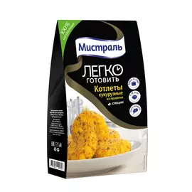 Котлеты Мистраль Кукурузные из поленты, 230 г