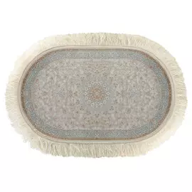 Ковёр 0.50х0.80 исфахан 2001 беж овал Ковровые галереи