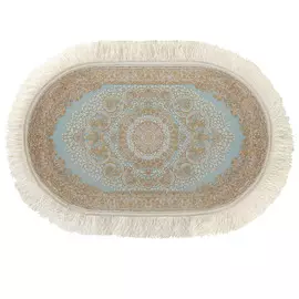 Ковёр 0.50х0.80 исфахан 8001 блю овал Ковровые галереи