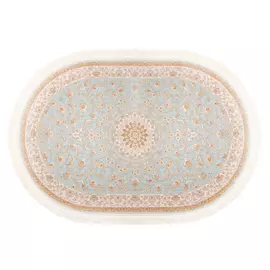 Ковёр 1.00х1.50 исфахан 2001 блю овал Ковровые галереи