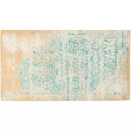 Коврик ABC argentella бирюзовый золотой 150х80 см