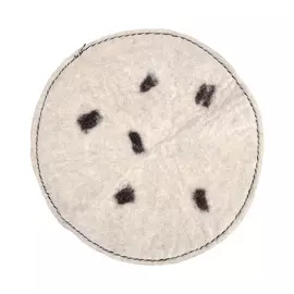 Коврик банный круглый "Банные штучки" 45 см шерсть 100%