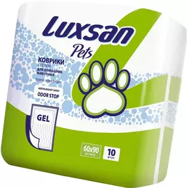 Коврик для домашних животных Luxsan Pets с гелем 60х90 см 10 шт