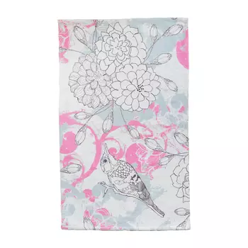 Коврик для ванной Ag concept Birds розовый 60х90 см