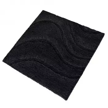Коврик для ванной комнаты Ridder la ola чёрный 55x50 см