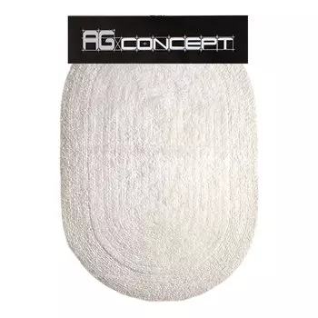 Коврик для ванны AG concept белый овал 50х80 см