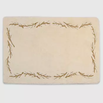 Коврик для ванны Vonella 100x150 см белый узор