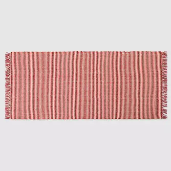 Коврик Jansons Balers Dhurries красный 60x140 см