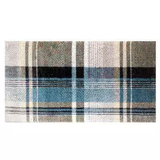 Коврик тартан голубой Abc colors 150х80