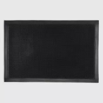 Коврик Velcoc Roller чёрный 46x70 см