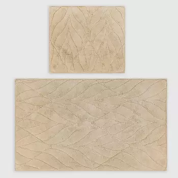 Коврики для ванны Vonella Acelya 60х100/60х50 см бежевый