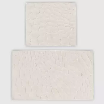 Коврики для ванны Vonella Arya 60х100/60х50 см кремовый