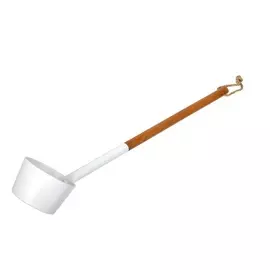 Ковш из алюминия Банные штучки 47 см белый