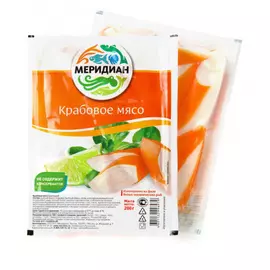 Крабовое мясо Меридиан, 200 г