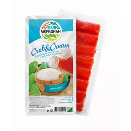 Крабовые палочки Меридиан Crab&amp;Cream сливочные, 200 г