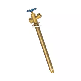 Кран с вентилем фасадный морозустойчивый, 240 мм , Профитт 1435490