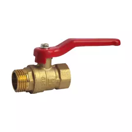Кран шаровой 1/2", латунь, ВР/НР, рычаг, Профитт 4826373