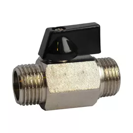 Кран шаровой МИНИ 1/2", НР/НР, флажок, хром, Профитт 4826694