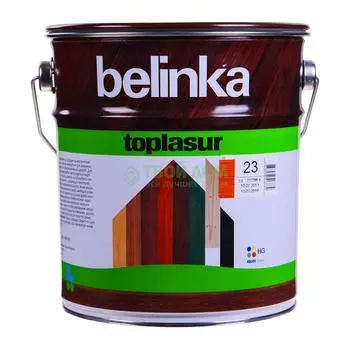 Краска Belinka Toplasur №23 2.5л махагон