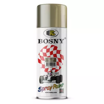 Краска Bosny бежевая ral 7034 520 мл