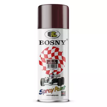 Краска Bosny бордовый ral 3007 520 мл
