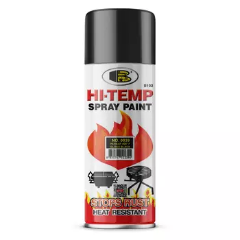 Краска Bosny черный глянцевый до 205 градусов 520 мл