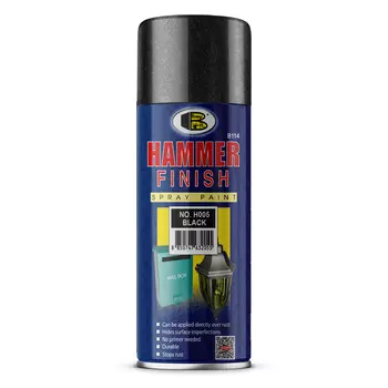 Краска Bosny молотковая чёрная 520 мл