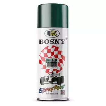 Краска Bosny темно-зеленый ral 6005 520 мл