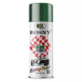 Краска Bosny зеленая трава ral 6029 520 мл