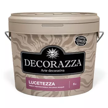 Краска Decorazza Lucetezza база Argento 1 кг (DLC001-1)
