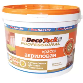 Краска Decotech Professional Акриловая база A 3 л