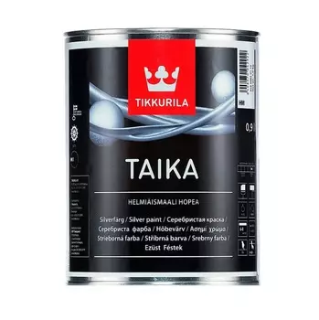 Краска декоративная Тиккурила ойл тайка hm 6085 серебро 0,9 л