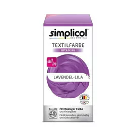 Краска для окрашивания одежды и тканей Simplicol Intensiv сиреневый