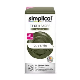 Краска для окрашивания одежды и тканей Simplicol Intensiv оливковый