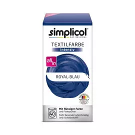 Краска для окрашивания одежды и тканей Simplicol Intensiv королевский синий