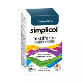 Краска для окрашивания текстиля, шерсти, шелка Simplicol Expert морская