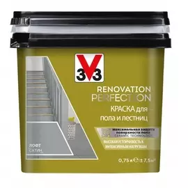 Краска для пола и лестниц V33 Renovation perfection-лофт-0,75 л