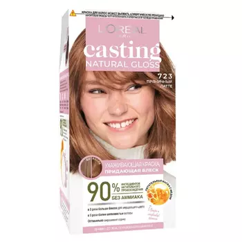Краска для волос L'Oreal Casting Natural Gloss 723 Пряничный латте