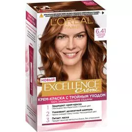 Краска для волос L'Oreal Excellence 6.41 элегантный медный