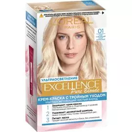 Краска для волос L'Oreal Excellence Creme 01 суперосветляющий русый натуральный