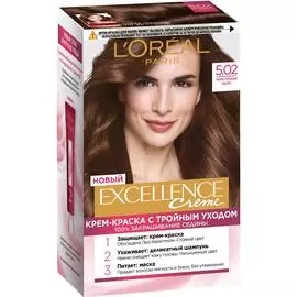 Краска для волос L'Oreal Paris Excellence 5.02 Обольстительный каштан