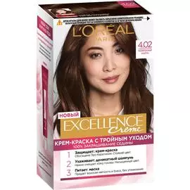 Краска для волос L'Oreal Paris Excellence 4.02 Пленительный каштан