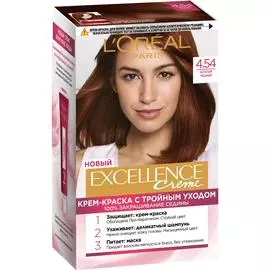 Краска для волос L'Oreal Paris Excellence 4.54 Богатый Медный