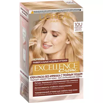 Краска для волос Loreal Excellence Nudes 10U
