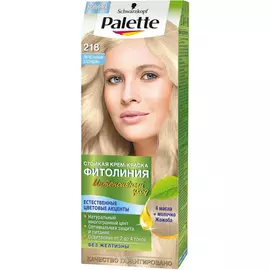 Краска для волос Palette Фитолиния 218 Пепельный блондин 110 мл